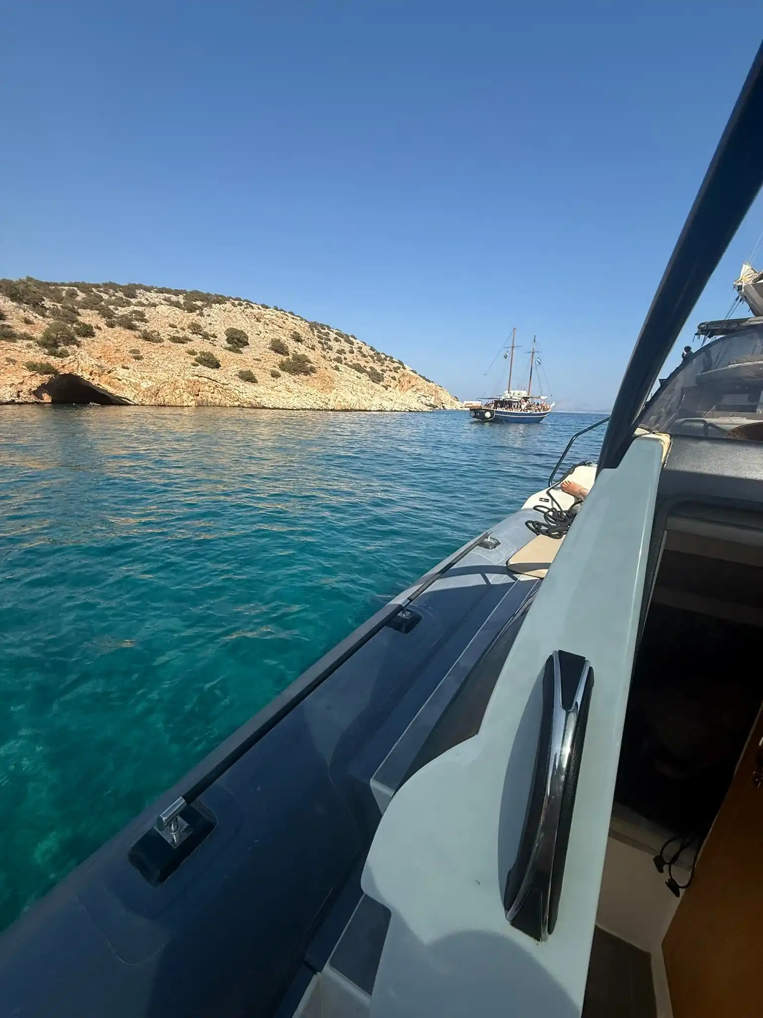 SeaLion Cruises boat at Kleftiko