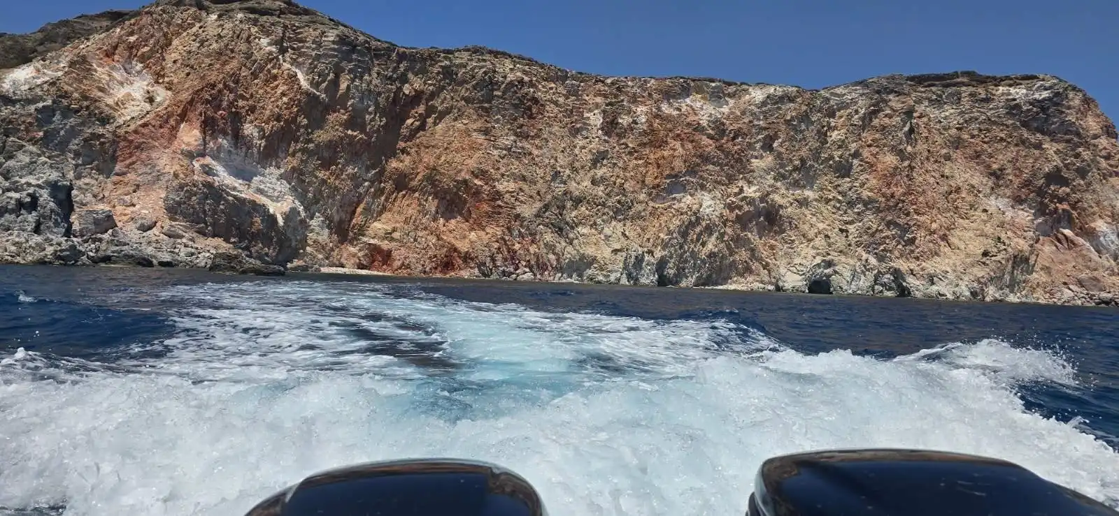 Volcanic coastline of Milos