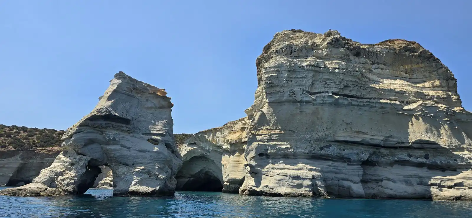 White cliffs of Kleftiko